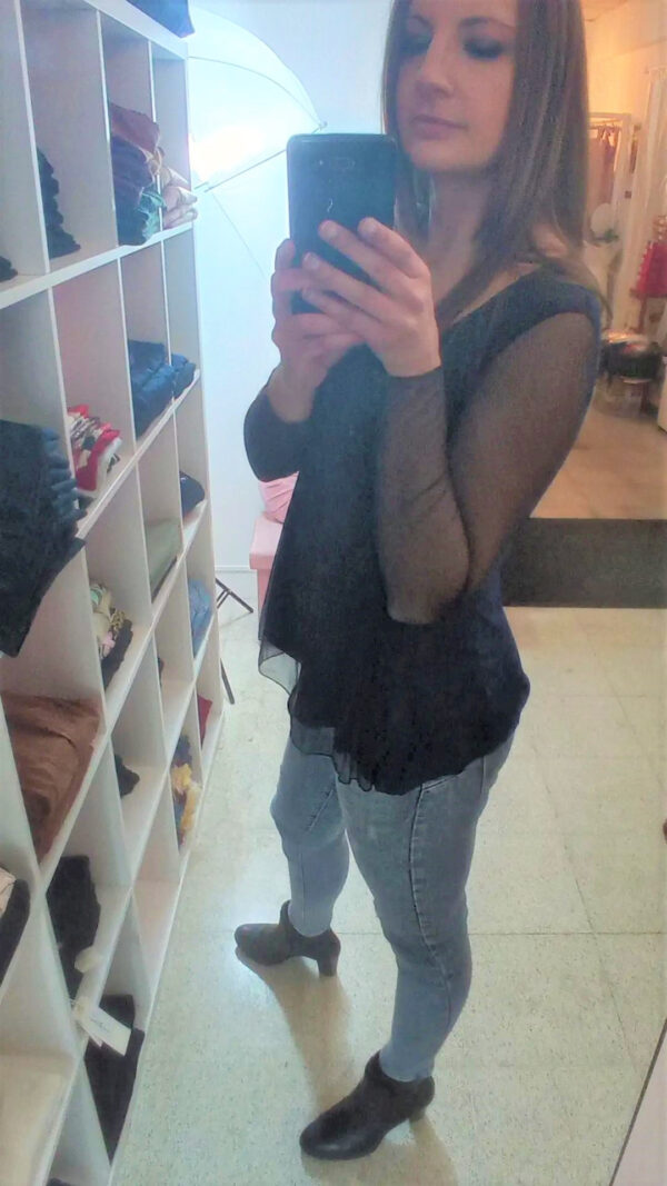 Blusa in tulle Art. velo in modal