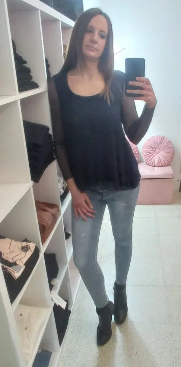 Blusa in tulle Art. velo in modal