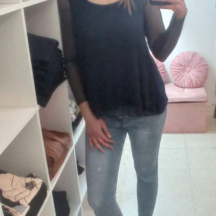 Blusa in tulle Art. velo in modal