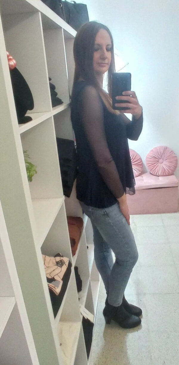 Blusa in tulle Art. velo in modal