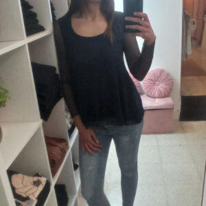 Blusa in tulle Art. velo in modal