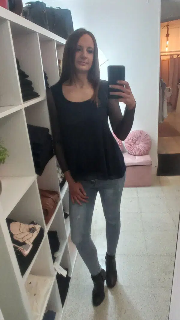 Blusa in tulle Art. velo in modal