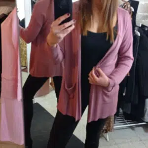 Cardigan donna in viscosa taglia unica Art.Fox