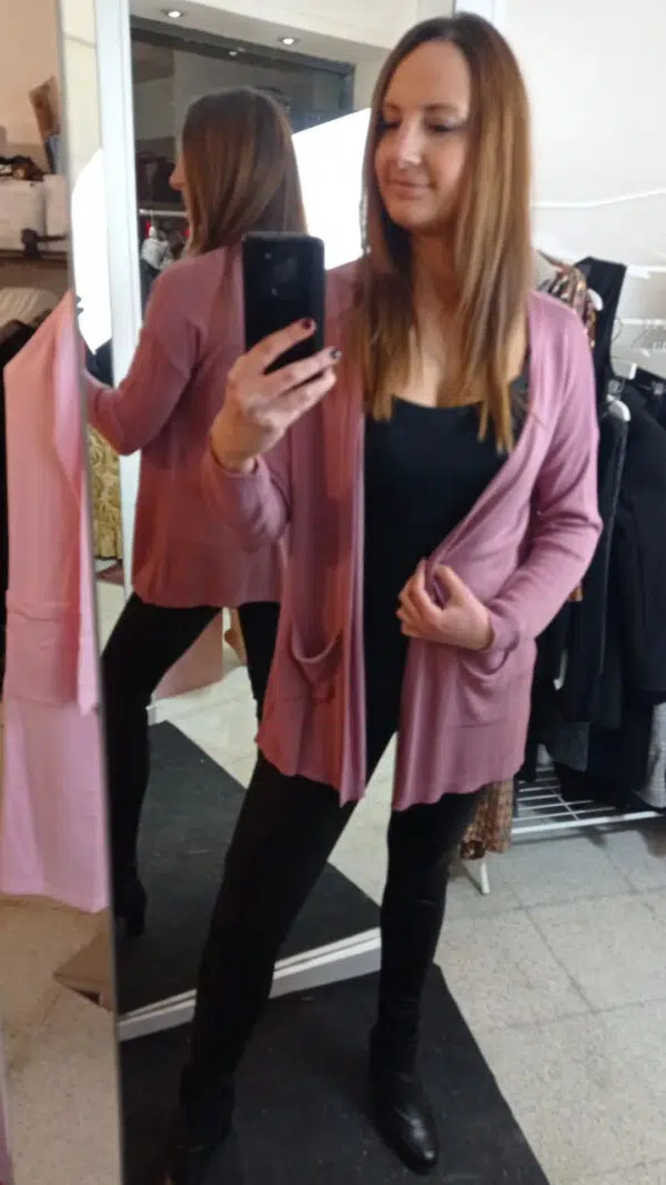 Cardigan donna in viscosa taglia unica Art.Fox
