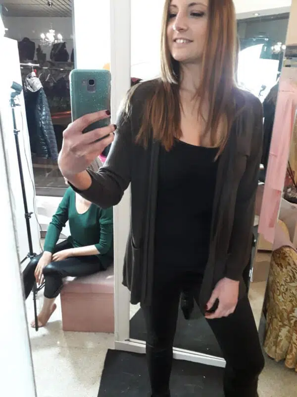 Cardigan donna in viscosa taglia unica Art.Fox