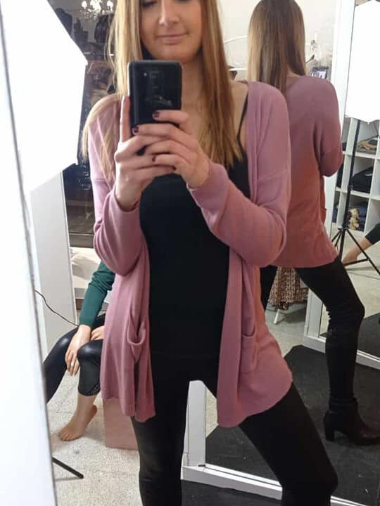 Cardigan donna in viscosa taglia unica Art.Fox