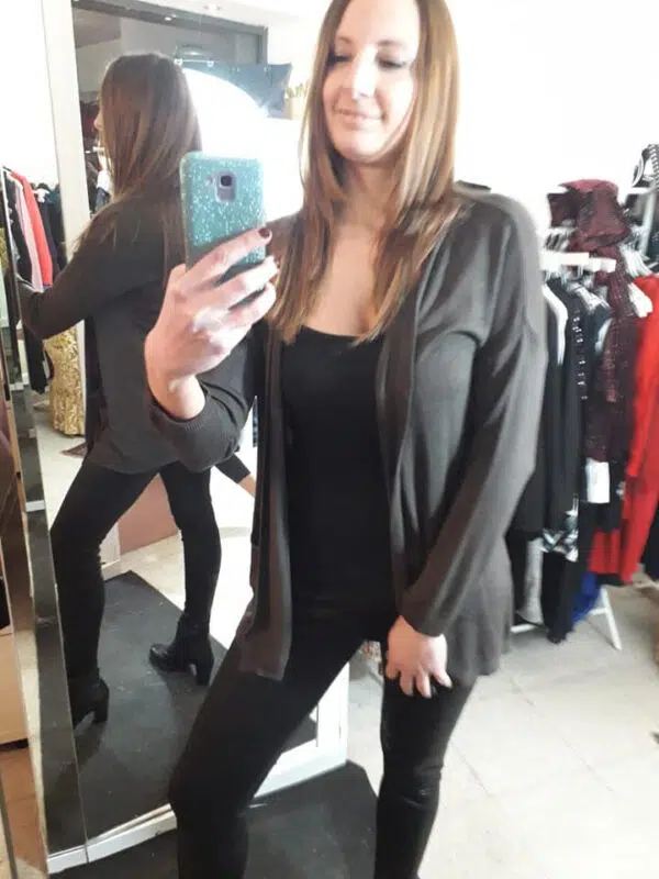 Cardigan donna in viscosa taglia unica Art.Fox