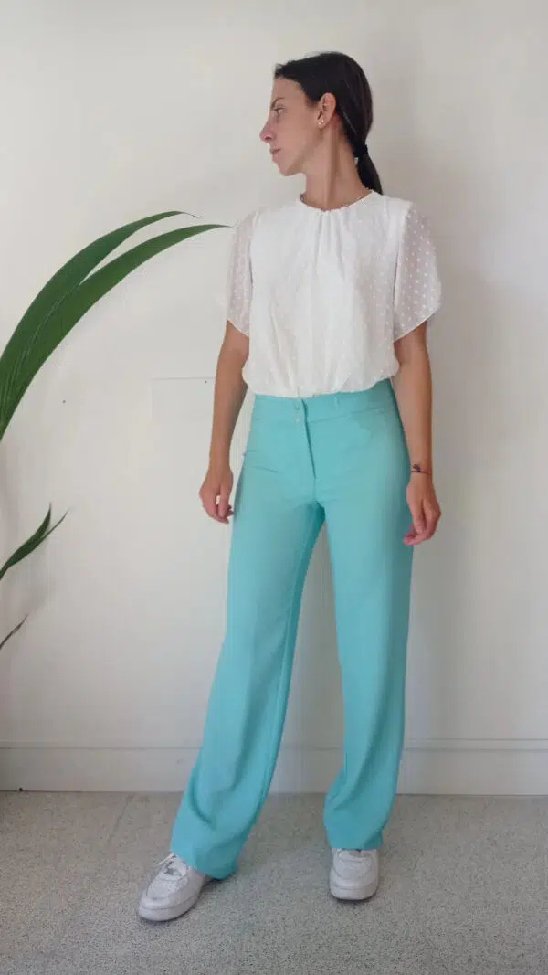 Pantalone palazzo crepe Art. Desiderio