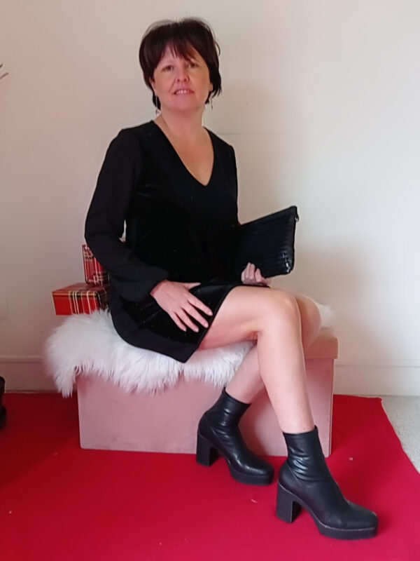 Abito elegante in velluto Art. Silvia
