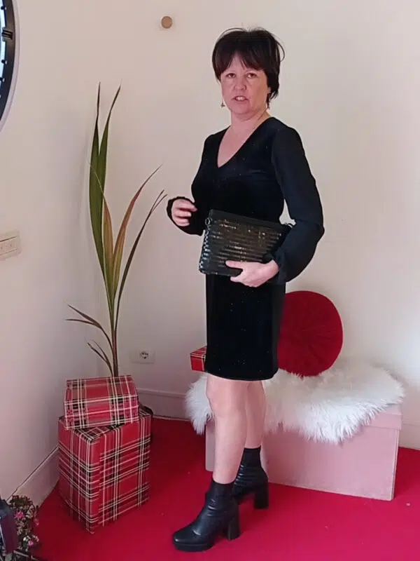 Abito elegante in velluto Art. Silvia