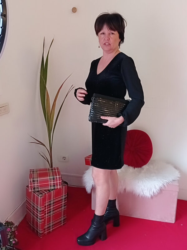 Abito elegante in velluto Art. Silvia
