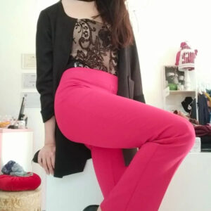 Pantalone a zampina con elastico in vita Art. Vita