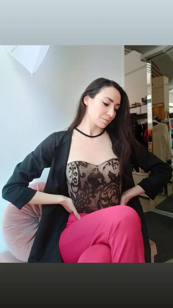 Pantalone a zampina con elastico in vita Art. Vita