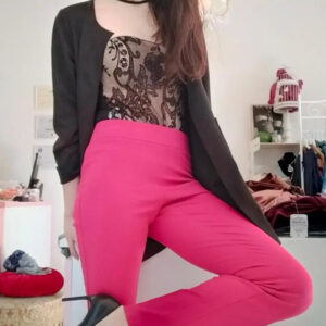 Pantalone a zampina con elastico in vita Art. Vita