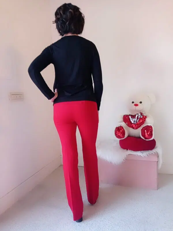 Pantalone a zampina con elastico in vita Art. Vita