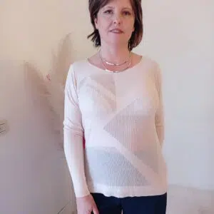 Cardigan in viscosa rosa con allacciatura posteriore - Perfetto per la primavera estate