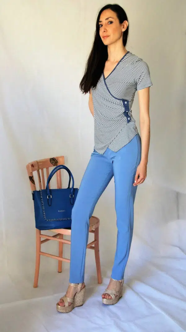 Maglia incrociata art. Mare