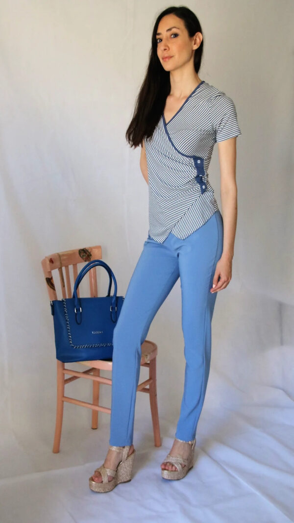 Maglia incrociata art. Mare