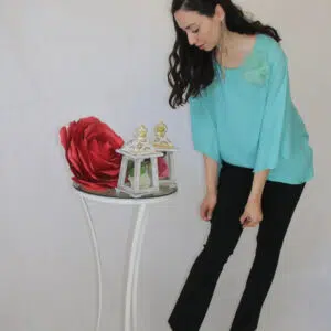 Blusa morbida Curvy Art. Gioia
