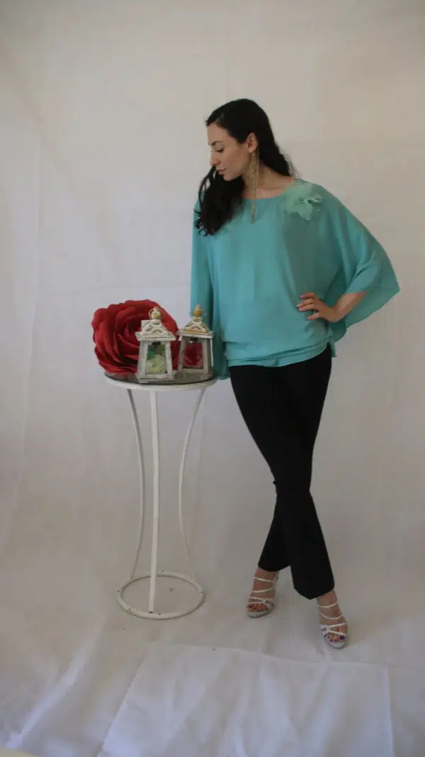 Blusa morbida Curvy Art. Gioia