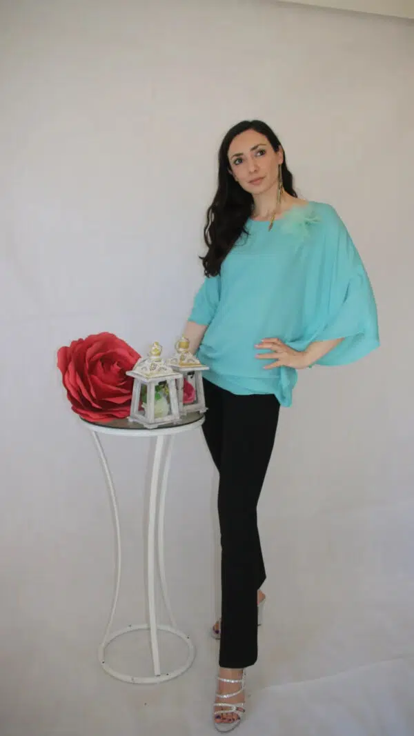 Blusa morbida Curvy Art. Gioia