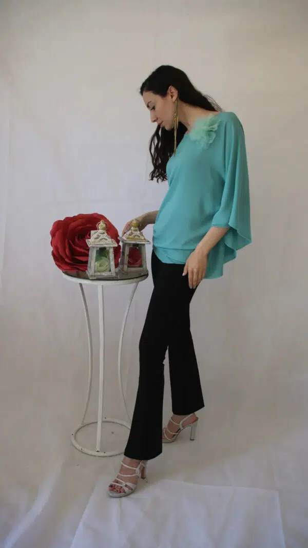 Blusa morbida Curvy Art. Gioia