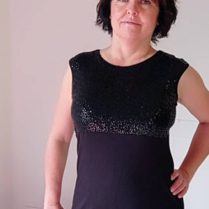 Blusa maglia con paillettes Art.Super