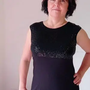 Blusa maglia con paillettes Art.Super