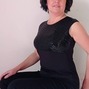 Blusa maglia con paillettes Art.Super