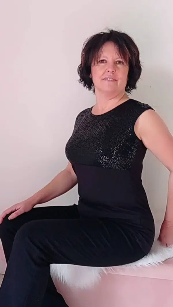 Blusa maglia con paillettes Art.Super