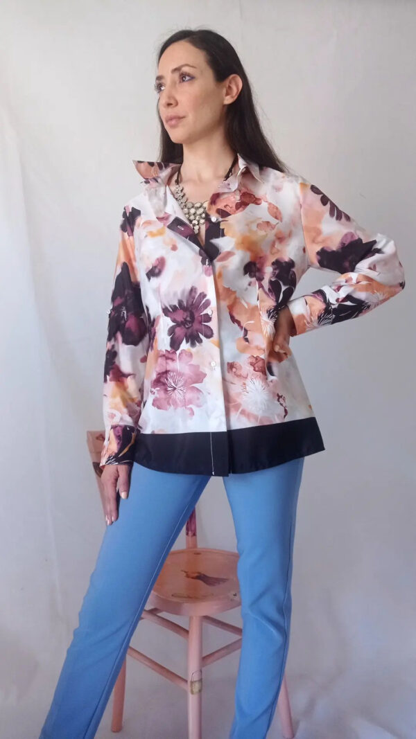 Blusa donna lunga Art. Orchidea