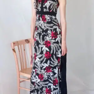 Abito donna lungo con spacchi Art. Gilda
