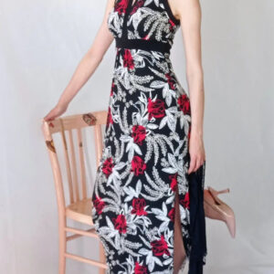 Abito donna lungo con spacchi Art. Gilda