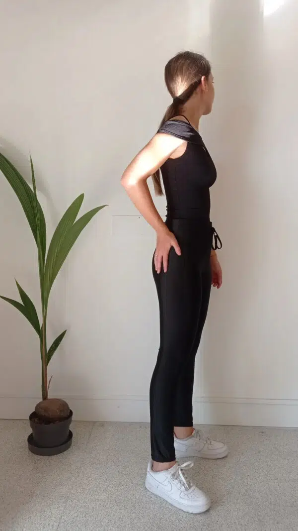 Leggins lucido con elastico in vita Art. Liquid