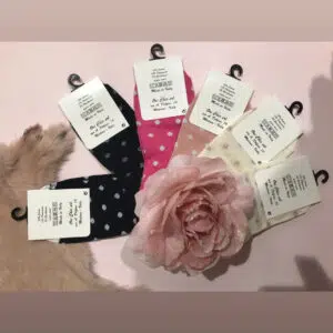 Calzino da donna pois lurex