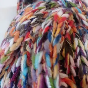 Sciarpa Multicolore con Frange - Stile Boho Chic Lunga 220 cm | La Strega di Biancaneve Arezzo