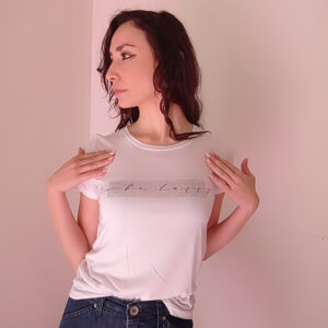 "T-Shirt 'To Be Happy Choose': Scegli la Felicità con Stile!