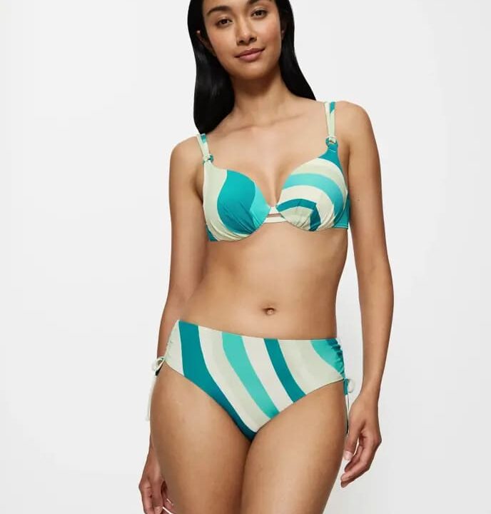 Slip bikini fantasia a copertura medio-alta