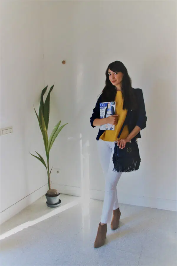 Pantalone jeans bianco Art. Afrodite