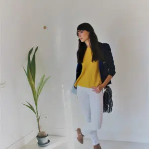 Pantalone jeans bianco Art. Afrodite