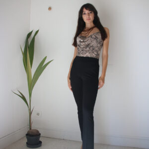 Body animalier in viscosa Art. Macchia