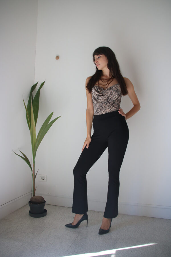 Body animalier in viscosa Art. Macchia