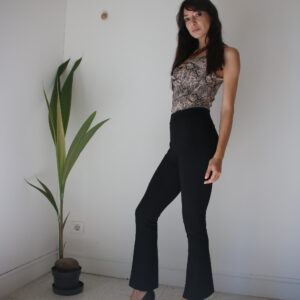 Body animalier in viscosa Art. Macchia