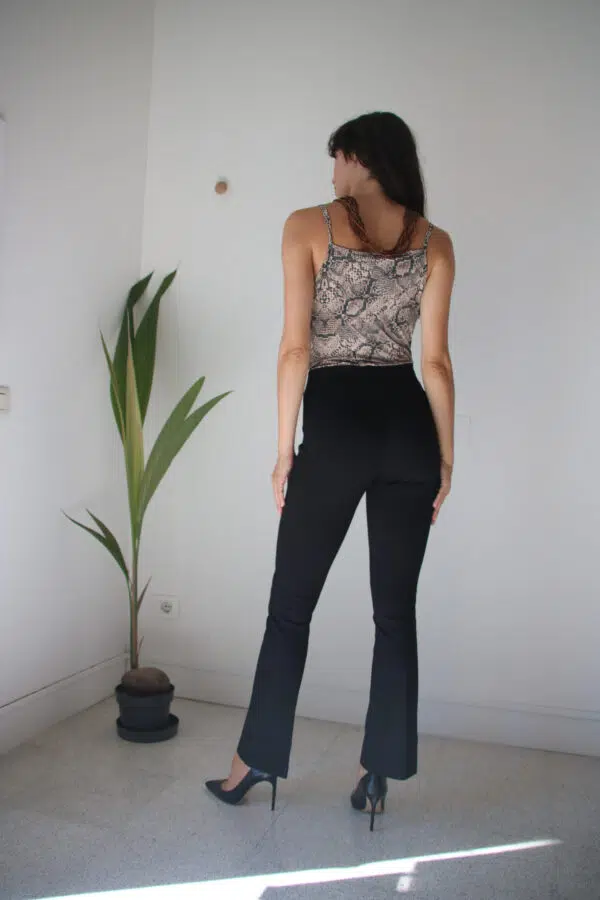 Body animalier in viscosa Art. Macchia