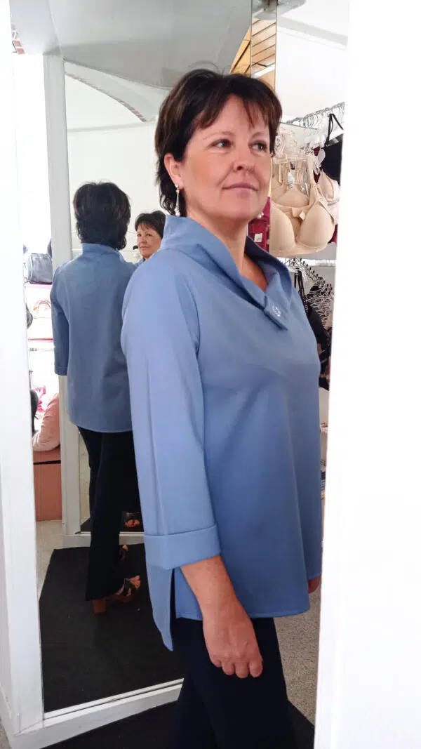 Maglia collo bon ton Art. Rosa