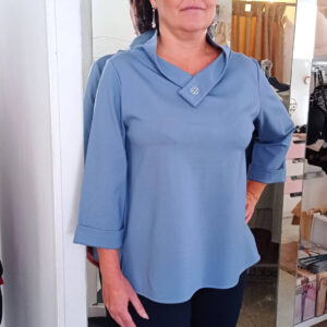 Maglia collo bon ton Art. Rosa