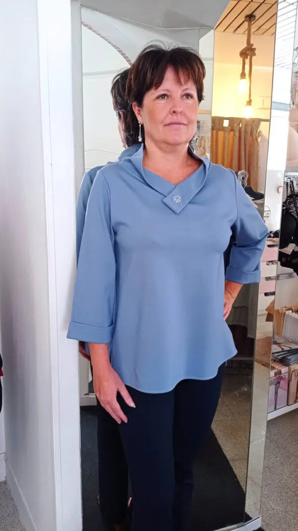 Maglia collo bon ton Art. Rosa