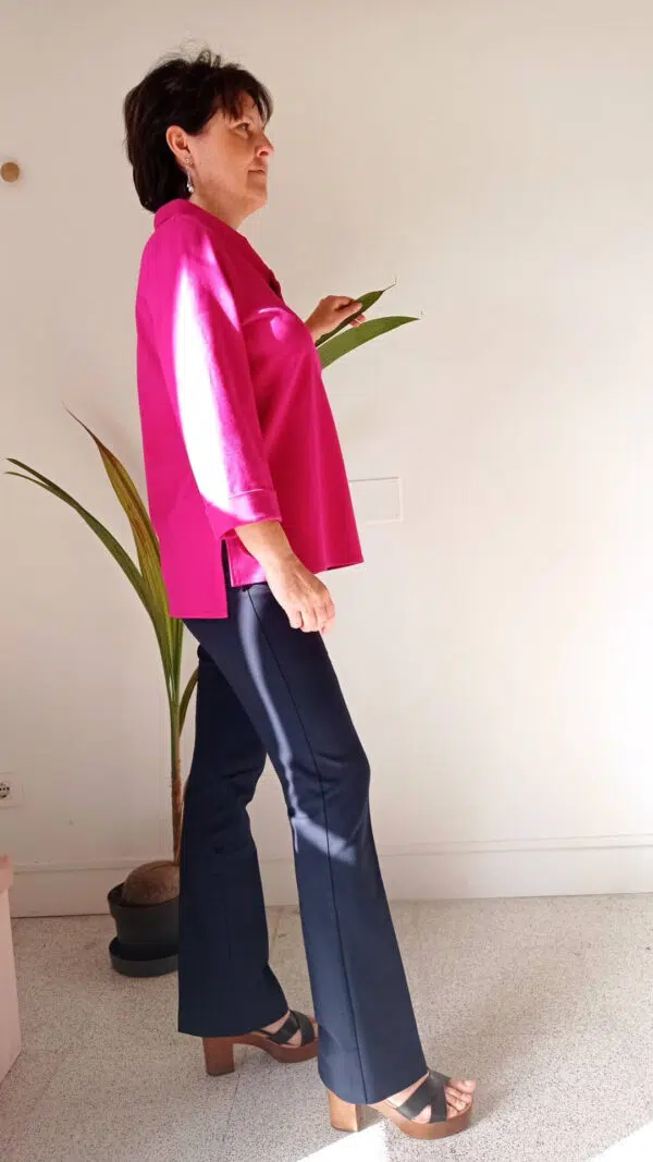 Maglia collo bon ton Art. Rosa