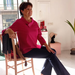 Maglia collo bon ton Art. Rosa