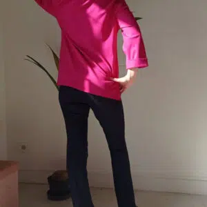 Maglia collo bon ton Art. Rosa